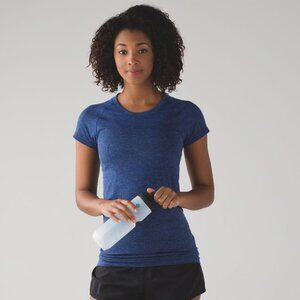 Lululemon Women's Swiftly Tech Short Sleeve Crew - Blue/Black